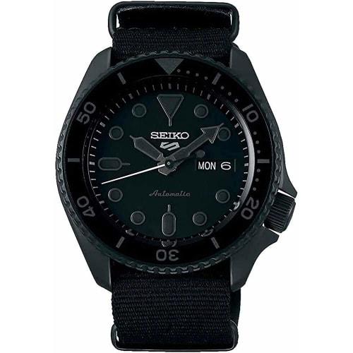 

Seiko 5 Sports SKX Street Style Automatic Mechanical Watch, Limited Edition, Men s, Seiko Five Sports SRPD79, All Black
