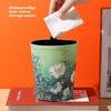 LIEI Oil Painting Style Car Trash Can & Tissue Box