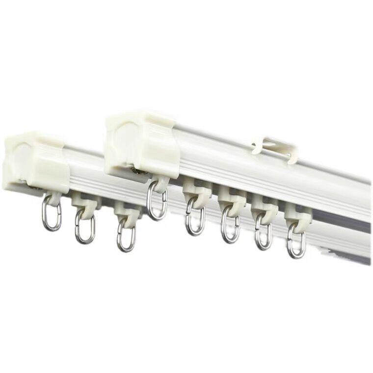 Curtain Track Accessories: Mounting Guide and Fixing Bracket for Wall, Ceiling, and Sliding Rails