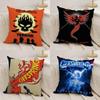 The O-Offspring Cushion Cover Silky Short Plush Double-Sided Printed Pillow Case for Sofa All Seasons Home Decor Gift