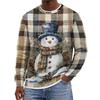 Men's Christmas Hoodless Neck Pullover Sweatshirt, for Him