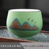 Hand-painted Wanli Jiangshan tea tasting cup ceramic teacup tea set Japanese dragon egg cup kung fu single cup master cup drinking tea bowl