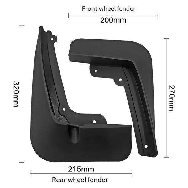 Chevrolet Equinox 2017-2022 Mud Flaps (Set of 4)