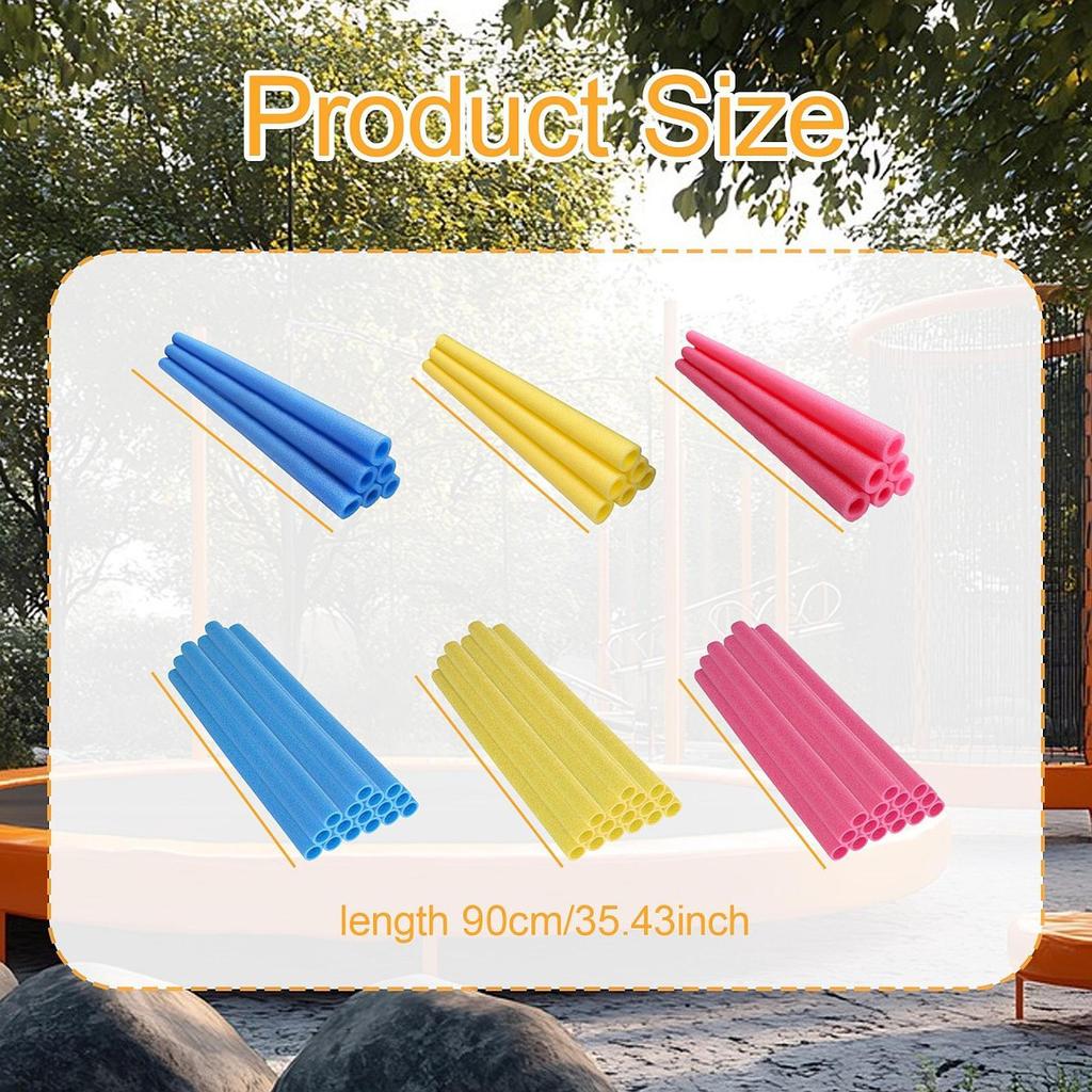 12 -PCs Trampoline -pol -foam Foam Sleeves Replacement Portable Light 354 -inch