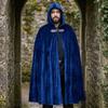 Dark Style Medieval Cloak Fantasy Cosplay Costume Warrior Cloak Halloween Cloak  Wizard Knight