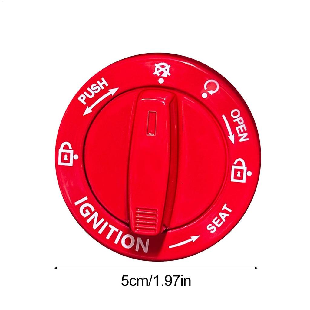 Car Start Button Cover - Creative Design Alloy Car Knob Protector - Rugged Alloy