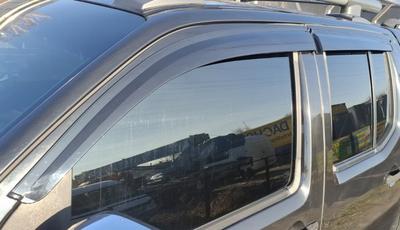 Deflektory větru (4 ks, Sunplex Sport) pro Nissan Navara 2006-2015