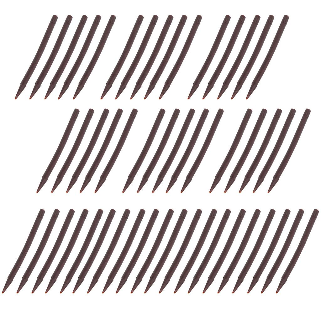 50 szt. 53mm Rękawki gumowe AntiTangle do przyponów wędkarskich Akcesorium wędkarskie