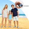 Parent-Child Beach Shoes Water Shoes Quick-Dry Breathable Anti-Slip Outdoor Aqua Shoes Kids Size 32-33 Nature Pattern Ultra Lightweight