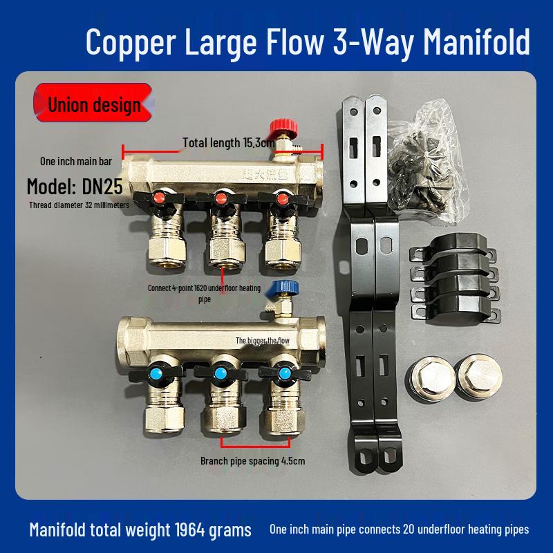 Tie Muyun Copper Floor Heating Manifold