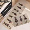 Linen Kitchen Bathroom Entrance Door Universal Floor Mat Oil Resistant Water Absorbent Dirt Resistant Anti Slip Mat