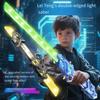 Cool Dual-Head Telescopic Rotating Laser Sword Telescopic Flashing Blade Finger Rotating Laser Sword
