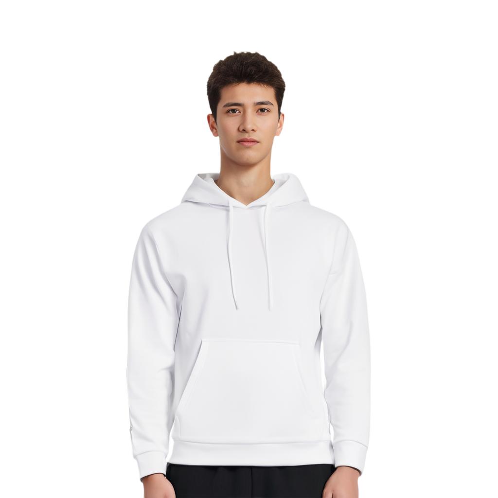 Li-Ning Comfortable Casual Hooded Sweatshirt Unisex Sweatshirts Standard-White AWDUD09-7