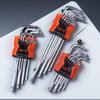 9-Piece Star Wrench Set with Dual-End Torx Hexagon Spanner for Easy Home Repairs