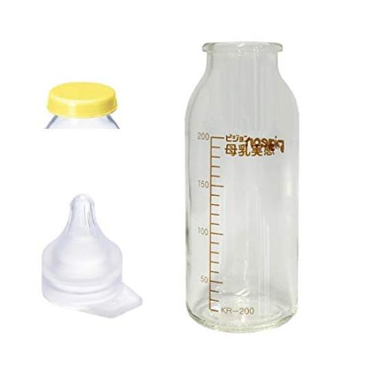 Breastfeeding Realization Baby Bottle Nipple KR Cap Set 200ml Newborn Direct-Attach + + (General Size)