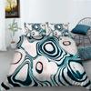 Povlečení s 3D barevným halo tiskem Jednolůžko Jednolůžko v plné velikosti se vzorem písku na polštář a povlak na přikrývku Pratelné a pohodlné Domácí dekorace