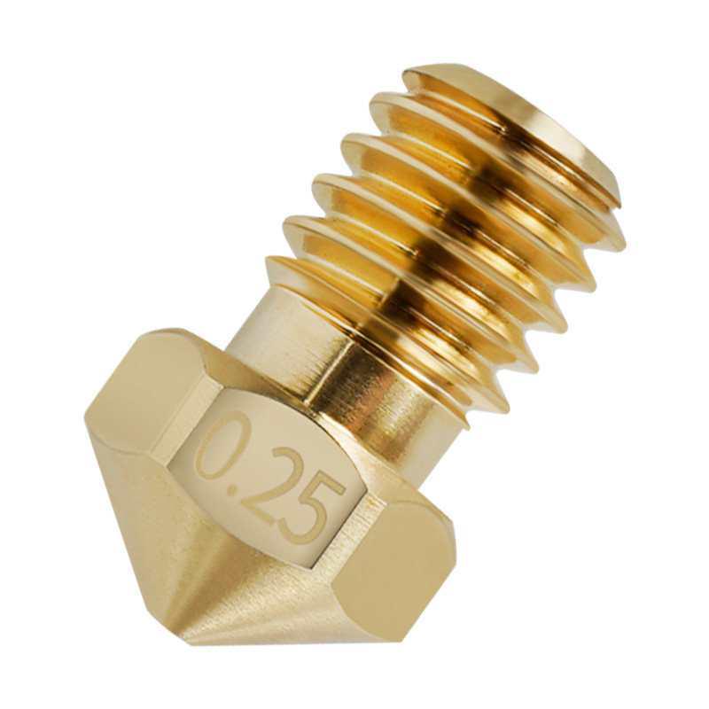E3D V6 3D Printer High Flow Brass Nozzle, Hardened Steel Copper-Plated CHT Extruder Head, Clearance Sale.