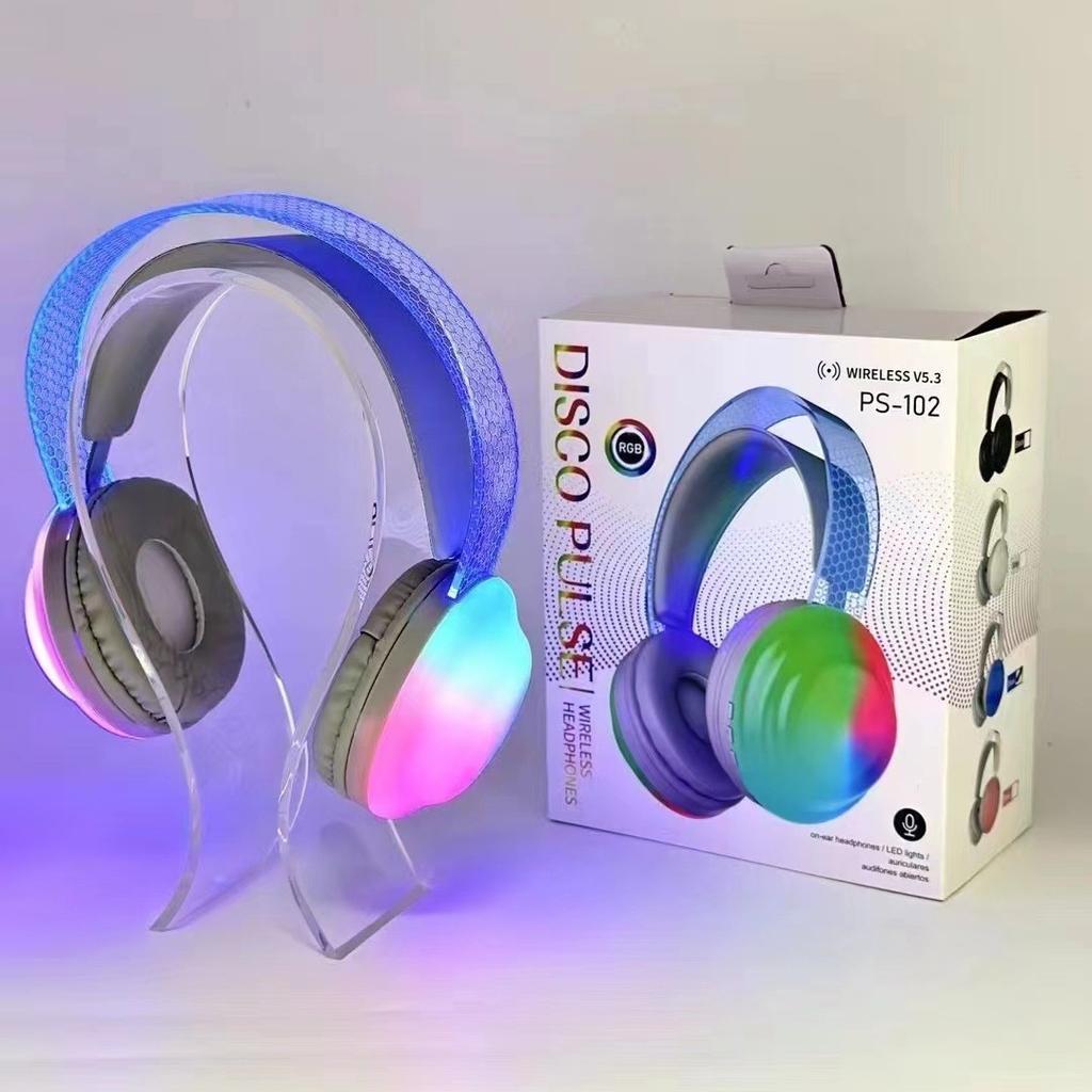 JYL TS Over-ear Gradient Glowing Adaptive Bluetooth Headphones