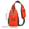 Mans Casual Daypacks Travel Chest Pocket Shoulder Backpacks Nylon Crossbody Bag