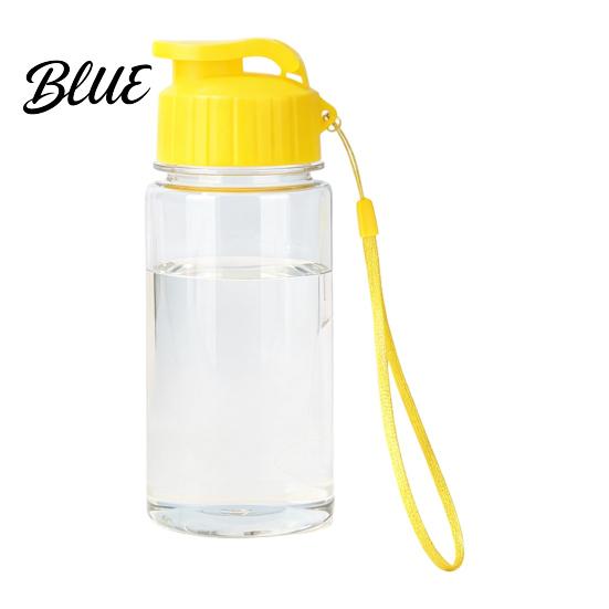 Leak-proof Water Bottle Sports Bottle with Flip Lid And Lanyard Portable PET Office Daily Jug Cup Lightweight Fitness Jug for Gym School Students