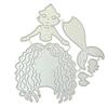 Princess Cutting Dies Carbon Steel Die Cut Stencils Decorative Embossing Paper Dies for Card Making Scrapbooking
