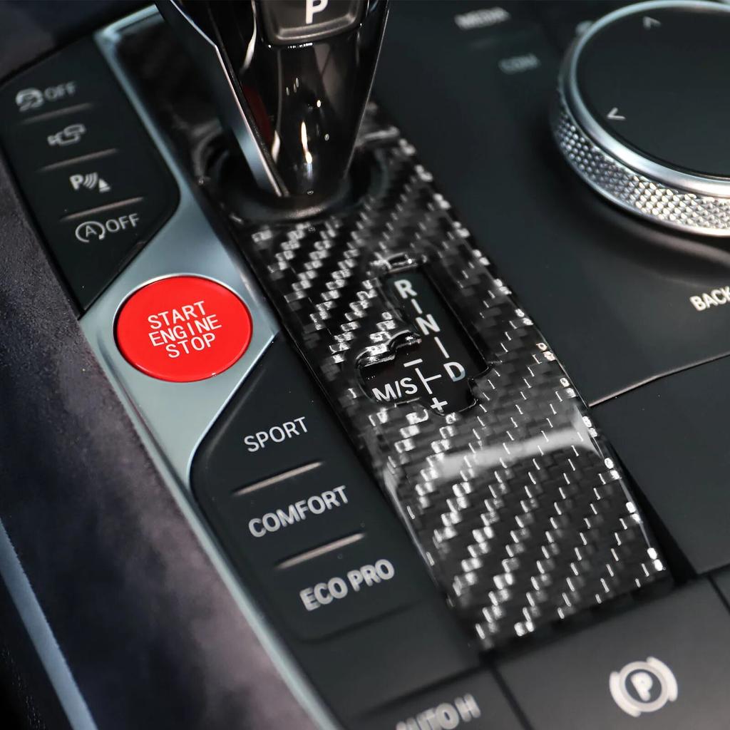 Fibră de carbon pentru BMW Seria 3 G20 G28 325li 330d 335 2022 Accesorii Decorare autocolant pentru panou de viteze auto