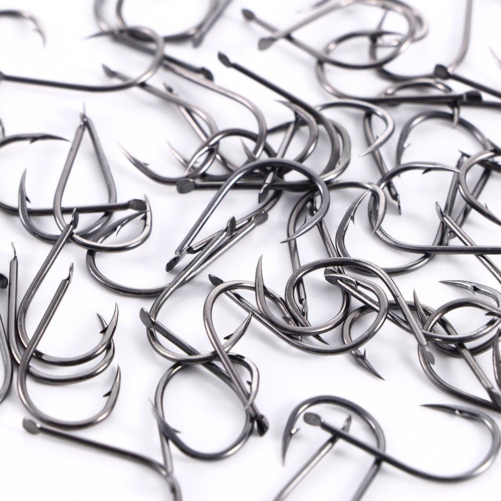 

Инструмент Аксессуары из высокоуглеродистой стали Одиночный рыболовный крючок Крючки для ловли нахлыстом Крючки для ловли карпа с бородкой