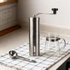 Manual Stainless Steel Coffee Grinder, Adjustable in Multiple Settings, with Handle, Small Portable Grinder, for Home Use