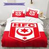 Hallescher FC Pattern Bedding,Quilt Set Quilt Cover Pillowcase Home Birthday Gift(1 * Duvet Cover + 2 * Pillowcase, Without Core)
