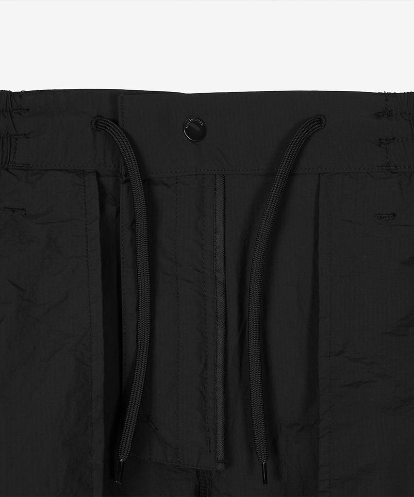 Nyuballanseu Nbntg21513 / Uni Frozen Cotton-Like Cargo Wide Pants (Black)