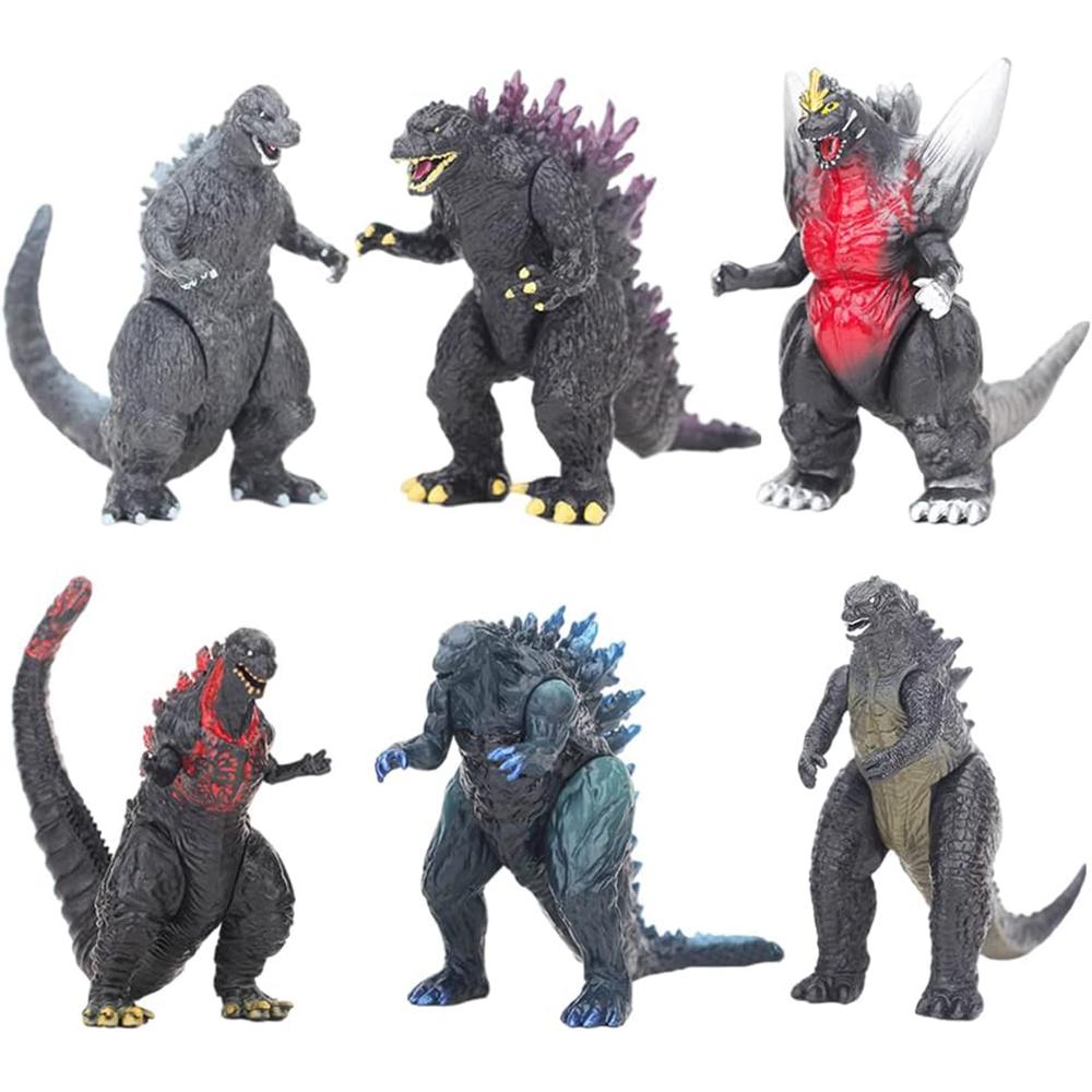

6Pcs New Godzilla Mini Action Figures For Garden/Room/Party Ornament Accessories