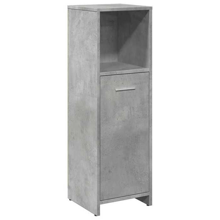 VidaXL Bathroom Cabinet Concrete Grey 30x30x95 Cm Chipboard, Bathroom Storage Cabinet, Bath Cabinet, 856032