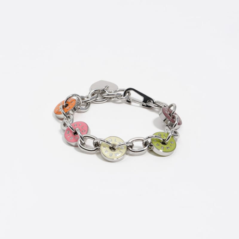 

BIMBA Y LOLA [25FW] BIMBA Y LOLA Silver Tone Logo Bracelet B256AIX010COF Coral_FREE