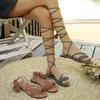 Flat Shoes, Women's Shoes, Lace-up Shoes, Casual Sandals