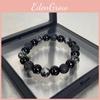 Obsidian Beaded Unique Bracelet Lightweight Handcrafted Jewelry For Men And Women