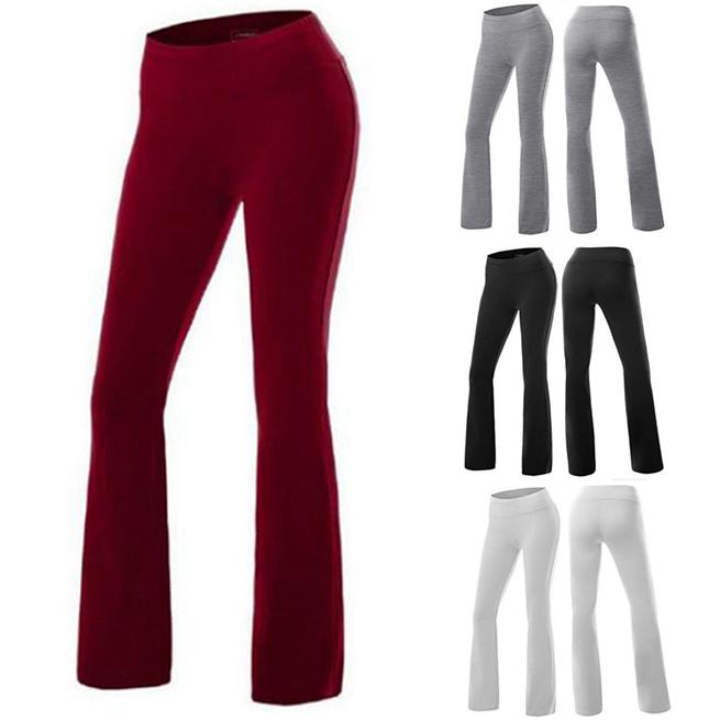 bell bottom workout pants