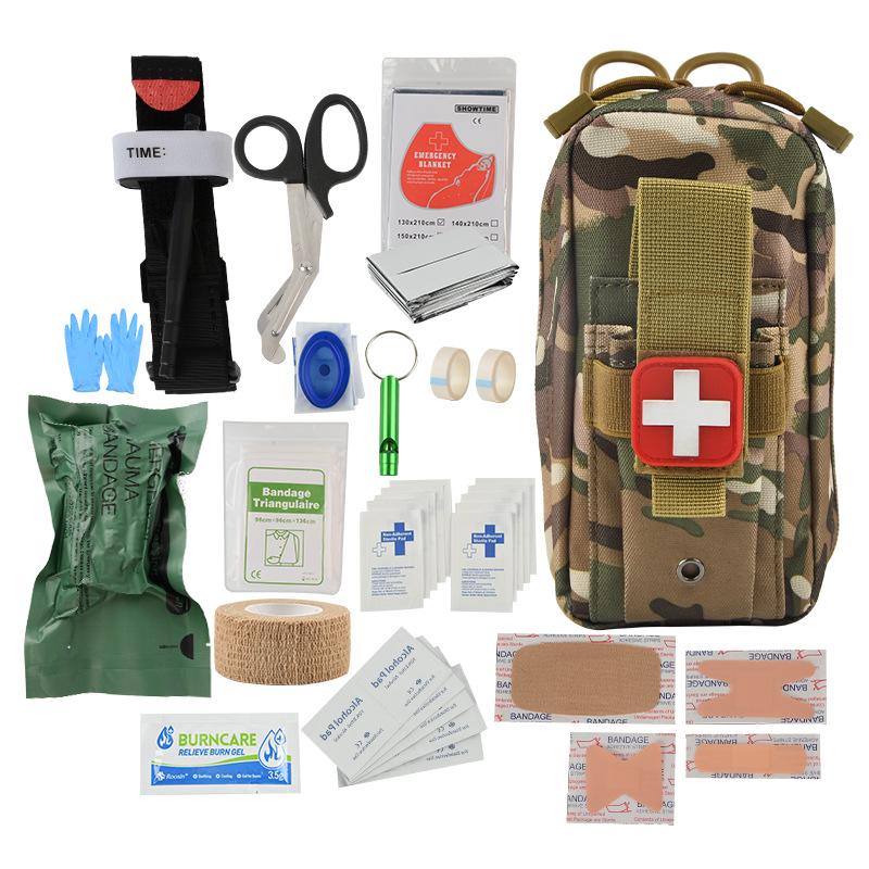 Battlefield Wilderness Emergency Survival First Aid and EDC Camping Tool Kit