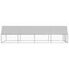 Vidaxl Outdoor Chicken Coop, 3X8X2 M, Galvanized Steel