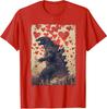 Vintage Kaiju Valentine Japanese Art Cute Lover Unisex T-Shirt