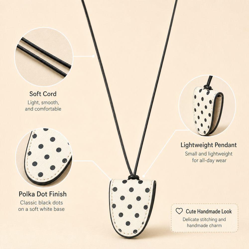 Leather Eyeglasses Storage Bag Pendant Decorative Glasses Clip New Wearable Eyewear Holder