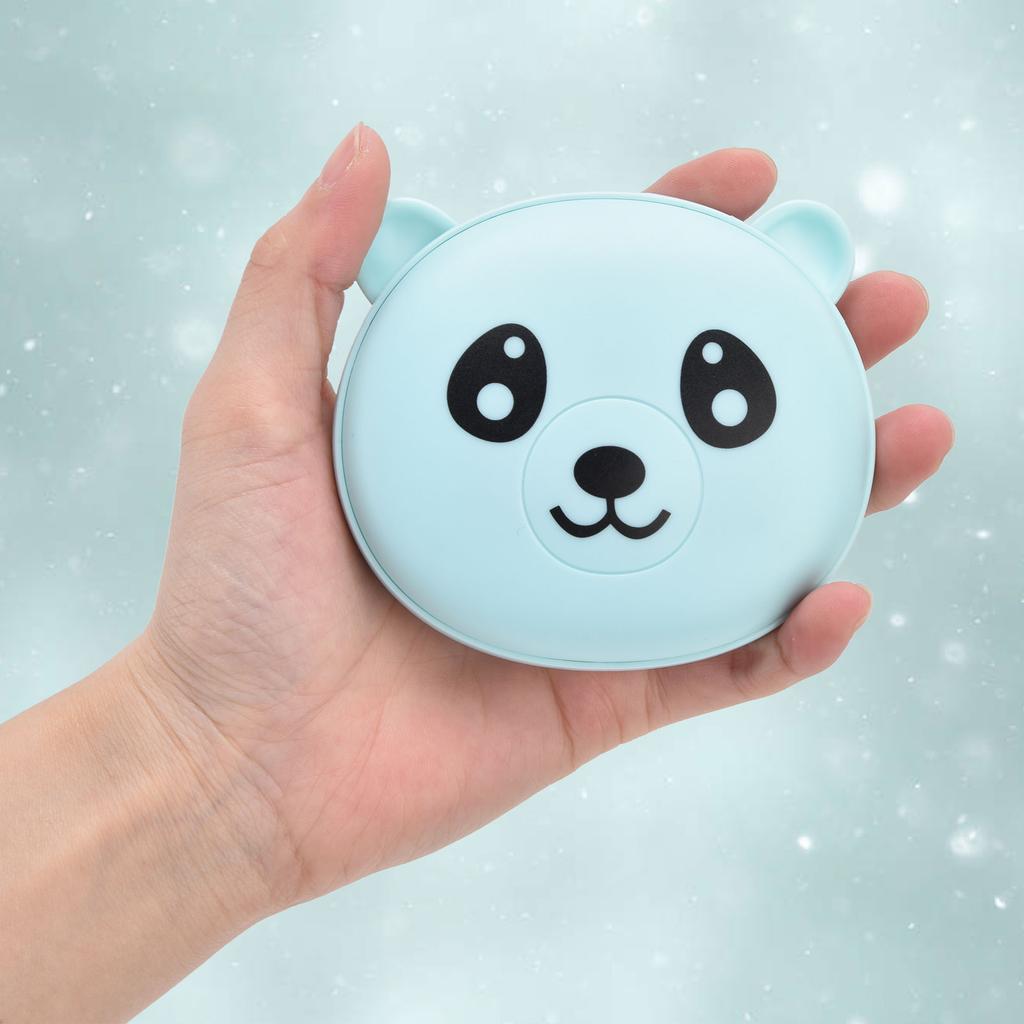 Hand Warmer   Portable Double Sides Heating USB Rechargeable Winter Heater with USB Cable for School   Home
