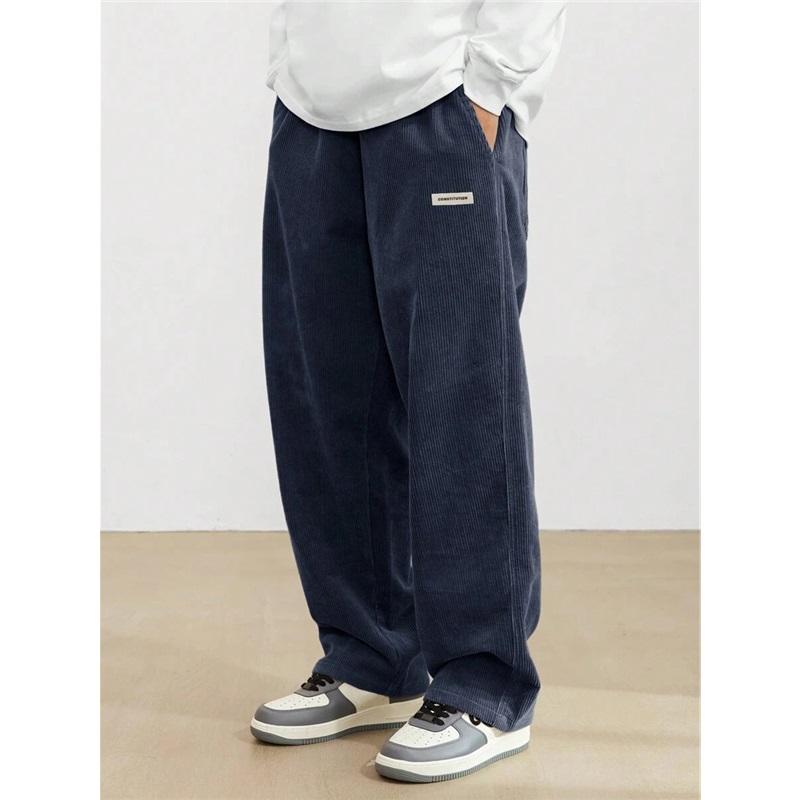 Joggebukser for menn Løse lange bukser Joggerbukser Uformell Sport Fitness Solide joggebukser Joggebukser for menn