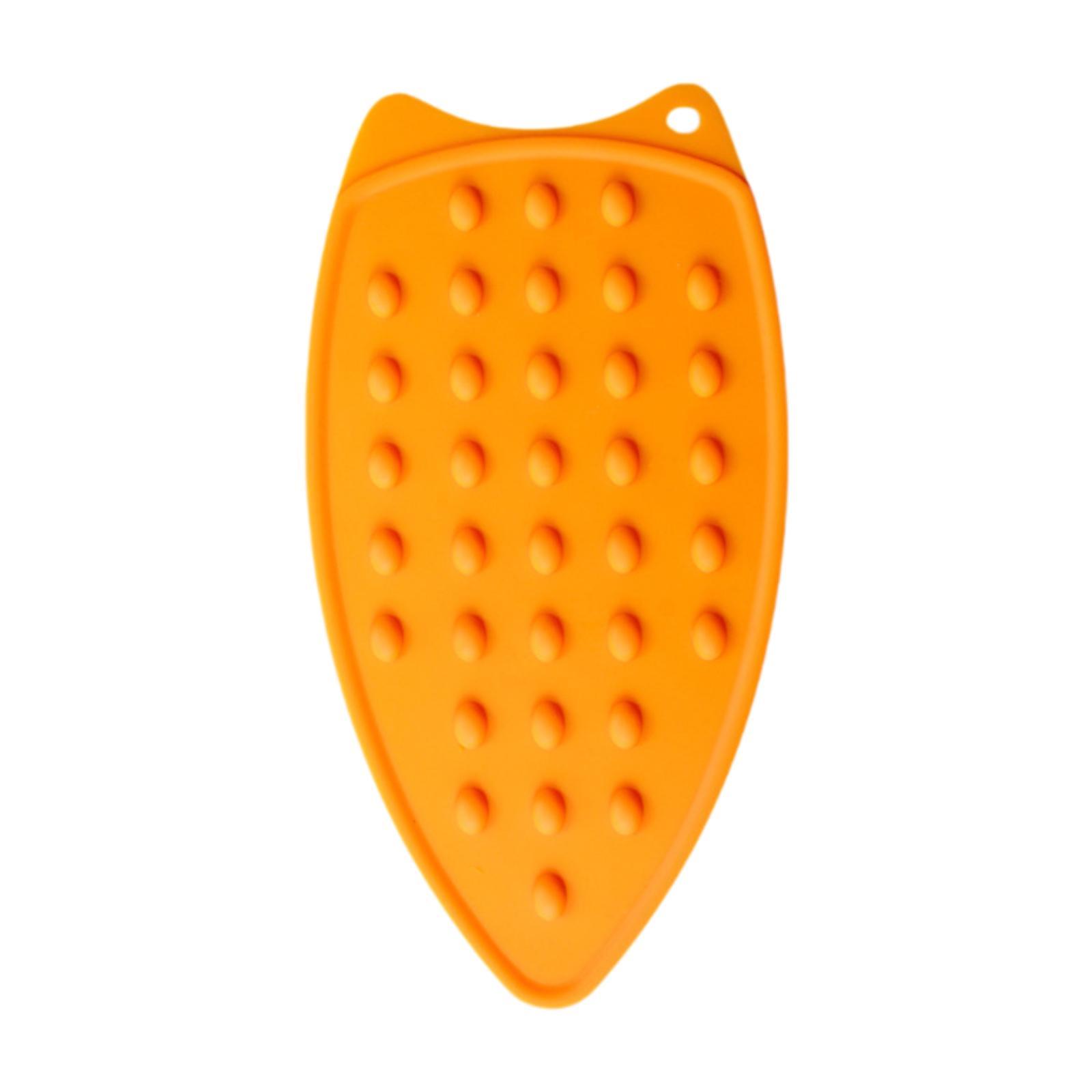 

Silicone Rest Pad Easy to Use Protecting Your Table during Ironing Home with Hole Multipurpose Protective Pads for Ironing Board оранжевый