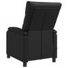 Massage Recliner Chair Black Faux Leather