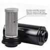 EVIL ENERGY 40 Micron Fuel Filter Inline With 6AN 8AN 10AN Adapter Universal 60MM