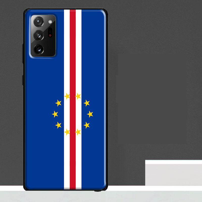 Cape Verde Flag Coat of Arms Case For Samsung Galaxy S24 Ultra S23 S22 S21 S25 Ultra S9 S10 S20 Plus S25 FE Phone Cover
