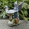 European Angel Statue Color-Changing Solar Light - Creative Garden Ornament