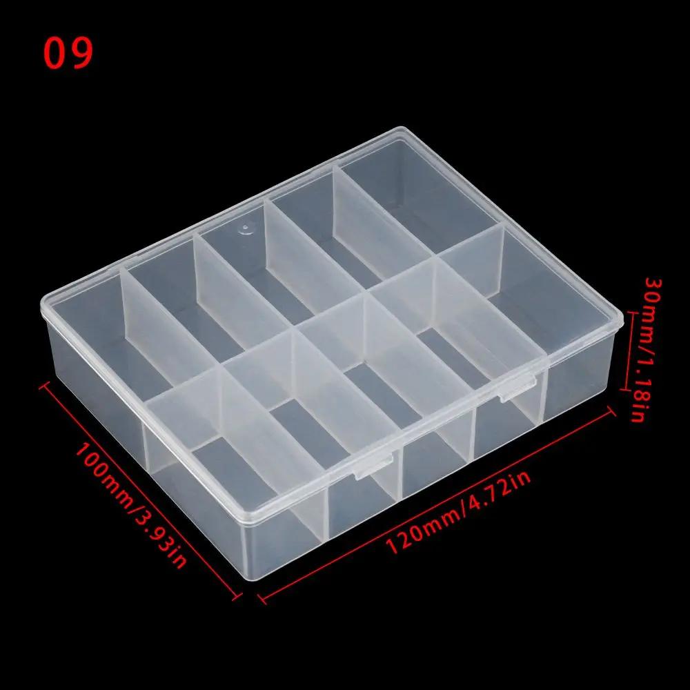 

New Mini Plastic Box Rectangular Box Translucent Box Packing Box Storage Box Dustproof Durable Jewelry Storage Case Container