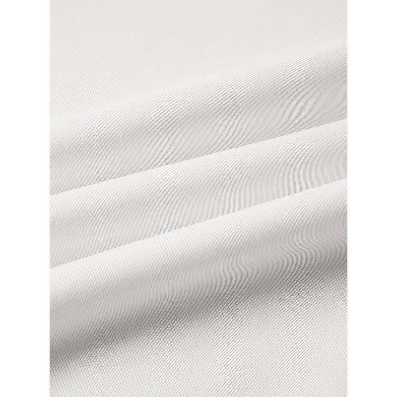 European Size Cherry Blossom Tree Print T-Shirt, Short Sleeve Crew Neck Casual Top for Summer & Spring, Women'S Clothing