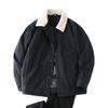 Lamb Wool Lapel down Jacket Men Short Winter Jacket Lightweight Cotton Jacket Export Cattle Goods Parka Cotton Coat Jacket